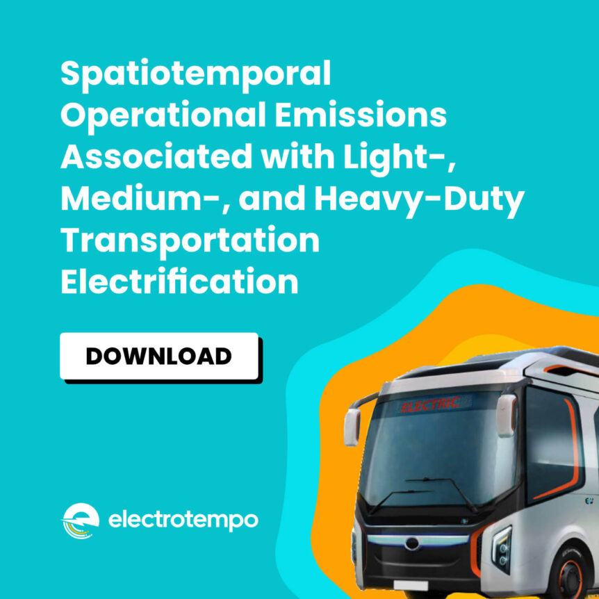 ElectroTempo | Paper | Spatiotemporal Operational Emissions Associated with Light-, Medium-, and Heavy-Duty Transportation Electrification